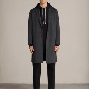 All saints wool coat
